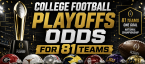 Odds to Make the 2026 CFP for 81 Teams