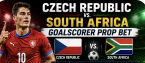 First, Anytime Goal Scorer Prop Bet Payouts Czech Republic vs. South Africa: Patrik Schick, Tomas Chory, Adam Hlozek