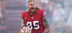 Commanders vs. 49ers Total Receptions Prop Bet: George Kittle, Mike Evans