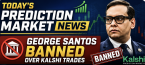 Prediction Market News Monday August 3, 2026: George Santos Fined and Banned Over Kalshi Prediction Market Trades