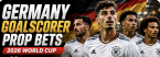 First, Anytime Goal Scorer Prop Bet Payout Odds vs. Paraguay: Leroy Sané, Felix Nmecha, Jamal Musiala, Nathaniel Brown 