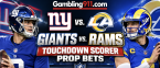 Giants vs. Rams Touchdown Scorer Prop Bets: Kyren Williams, Davante Adams, Cam Skattebo