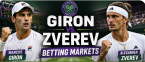 2026 Wimbledon Betting Markets:  Marcos Giron v Alexander Zverev