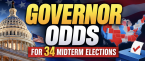 Governor Odds for 34 Midterm Elections