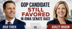 Iowa Senate Race Still Favors Republicans Slightly Following Josh Turek Win: Set to Face GOP’s Ashley Hinson
