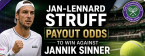What Are the Payout Odds if Jan-Lennard Struff Wins Against Jannik Sinner?