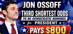 Georgia Senator Jon Ossoff Now Has Third Shortest Odds to Be Democratic Nominee for US President in 2028