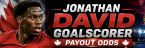 What Are the Payout Odds for Jonathan David First, Anytime Goalscorer Prop Bet: South Africa vs. Canada?