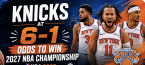Knicks Have 4th Shortest Odds to Repeat in 2027