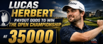 Lucas Herbert Payout Odds to Win The Open Championship 2026