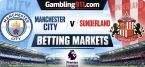 Manchester City v Sunderland Betting Odds 19 September 