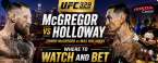 Where Can I Watch, Bet UFC 329 Conor McGregor v Max Holloway From Orange County, Anaheim, LA California Area