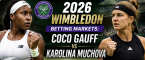 2026 Wimbledon Betting Markets: Coco Gauff vs Karolina Muchova