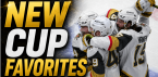 New Cup favorites the Golden Knights celebrate