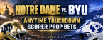 Touchdown Scorer Prop Bets, Payouts: Jonaz Walton, Jordan Faison, Bear Bachmeier