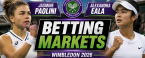 2026 Wimbledon Betting Markets: Jasmine Paolini v Alexandra Eala