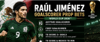 First, Anytime Goal Scorer Prop Bet Payout Odds - Czechia v Mexico: Raul Jimenez, Julian Quinones 
