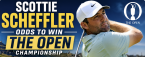 Scottie Scheffler Payout Odds to Win The Open Championship Promised $2700 on a $100 Bet Ahead of Sunday