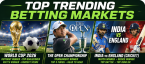 Top Betting Markets - July 19, 2026 (1 pm EDT): Open Championship, World Cup Final, Cricket, Lebron James Next Team