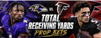 Ravens vs. Falcons Total Receiving Yards Prop Bets: Drake London, Zay Flowers