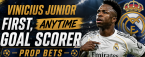 What Are the Payout Odds for Vinicius Junior First, Anytime Goal Scorer Brazil vs. Morocco?