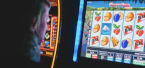 Woman playing slots