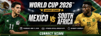 World Cup Mexico v South Africa Betting Market - Correct Score