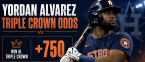 Yordan Alvarez Triple Crown Odds